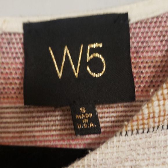 W5 Textured Woven Blouse sz S - Picture 4 of 5